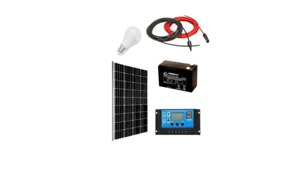 kit fotovoltaic cu bec