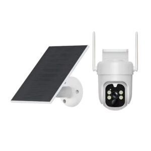 Camera de supraveghere WIFI Solid Volt 3MP, Lentile HD cu panou solar, Waterproof IP65, Senzor de miscare, comunicare bidirectionala, Alarma