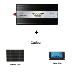 Invertor Sinus Pur - 5000W 12V/24V-220V, Long Life + cadou