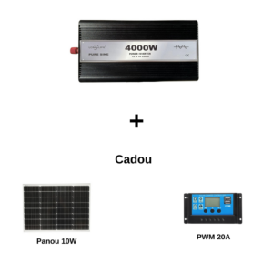 Invertor Sinus Pur - 4000W 12V/24V-220V, Long Life + cadou
